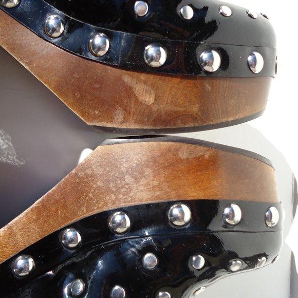 SIZE 36.5. MARC by MARC JACOBS “Dylan” wooden clogs. - Picture 14 of 16